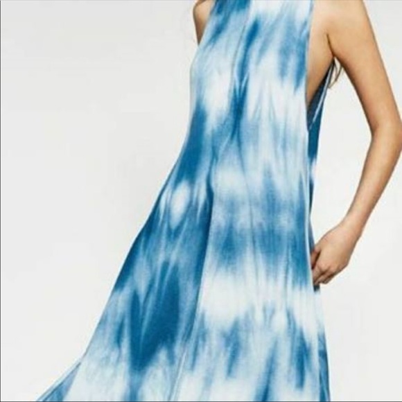 Zara Tie Dye Asymmetrical Dress - Picture 3 of 4